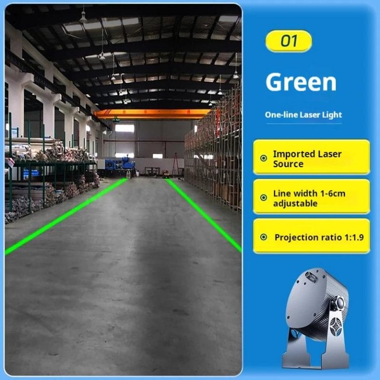 Laser Line Projectors for Warehouse Floor Marking