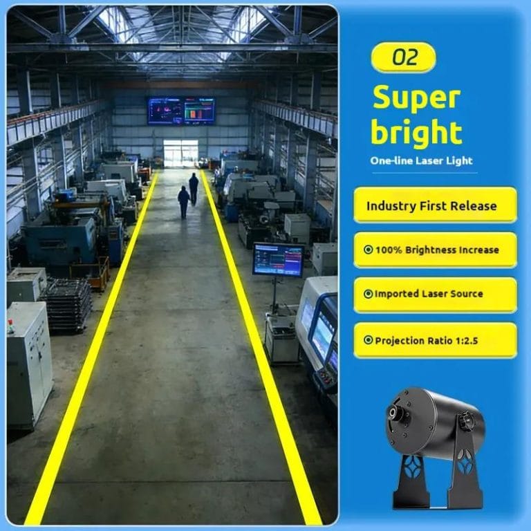 Laser Line Projectors for Warehouse Floor Marking
