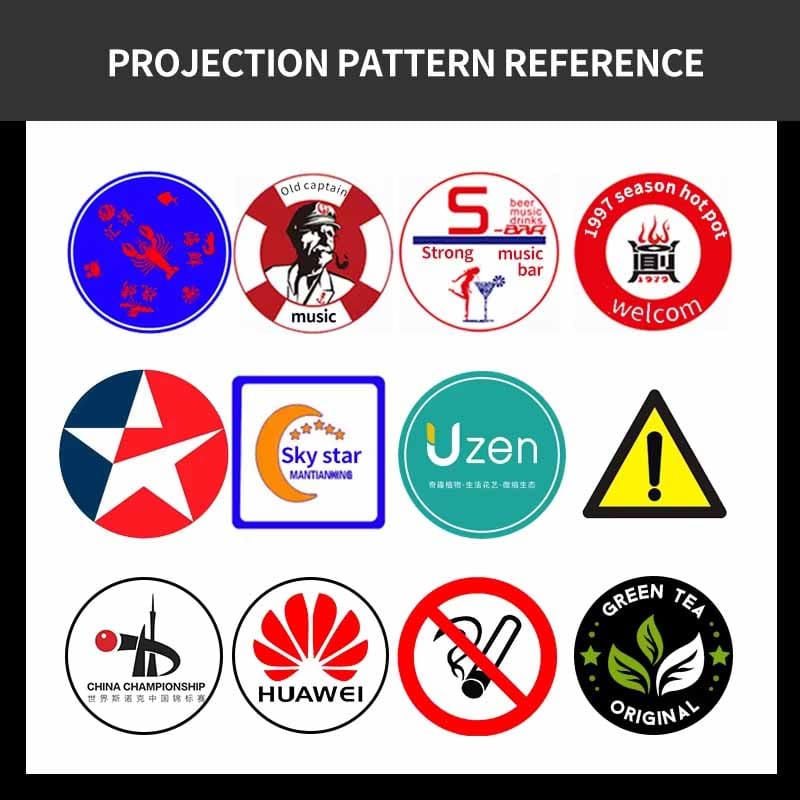 Metal Gobo Pattern Slide for Industrial Projection