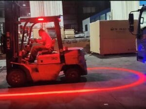 Laser Line Projector for Workshop Positioning