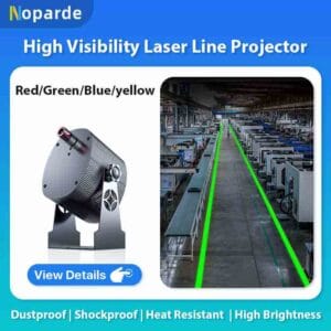 12‑80V Industrial Low‑Voltage DC Safety Projector Forklift Overhead Crane Warning Projector