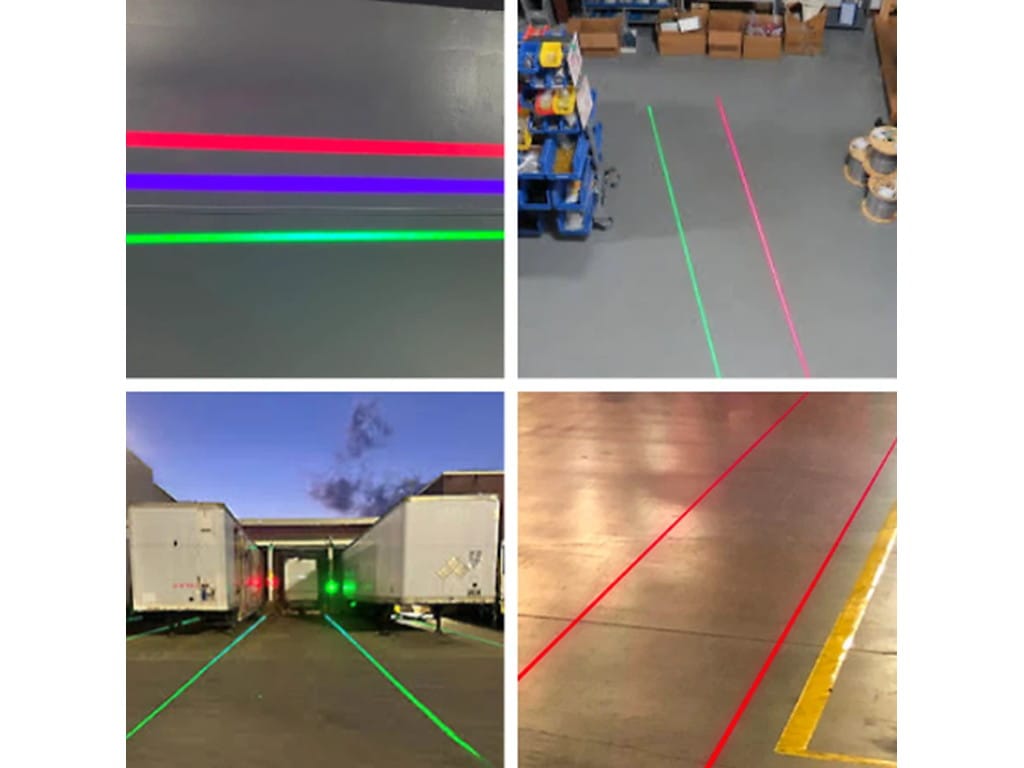 How a laser line projector keeps warehouse safety lines visible in bright forklift areas