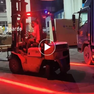 Can a Safety Projector Display Custom Text & Logos and Warning Symbols?