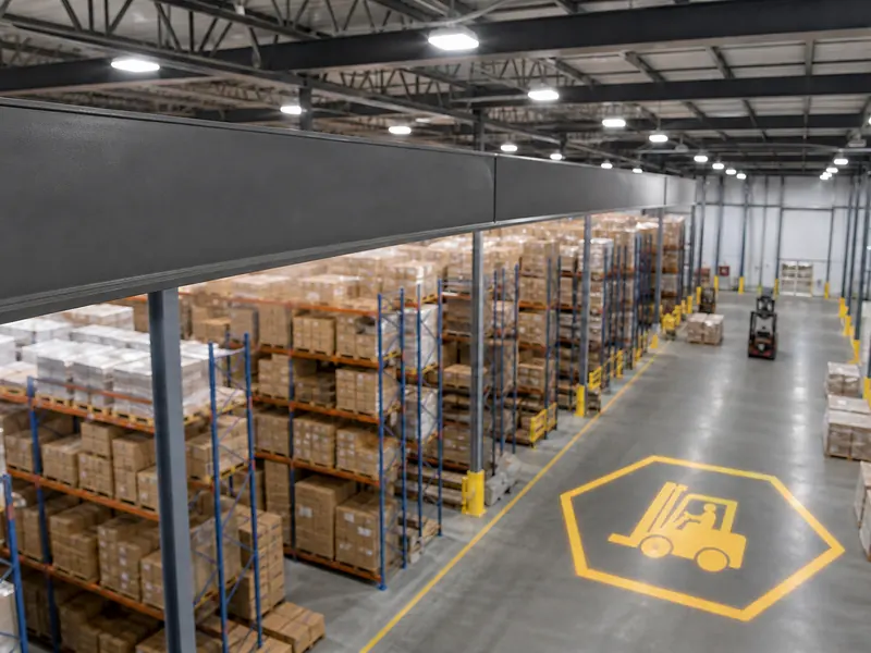 Which Safety Projector Remains Clearly Visible at 5,000 Lux and a 12-Meter Mounting Height?
