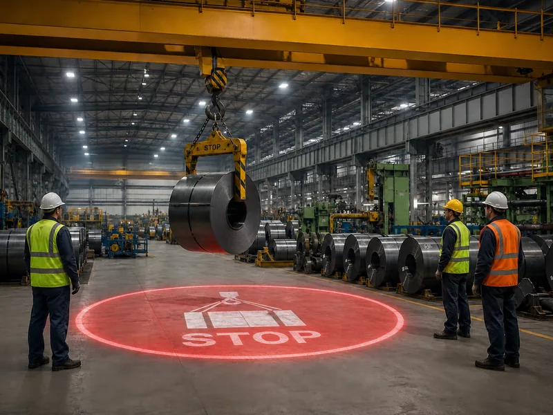 led-sign-projector-steel-coil-safety