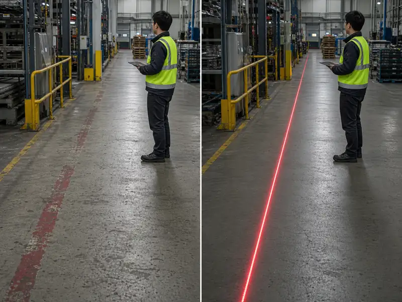 How a 10M Red Laser Line Projector Improved Outdoor Safety Marking in South Korea
