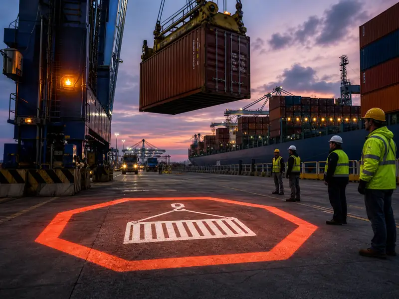 Rotating Warning Light for Overhead Crane Safety – Make Moving Lift Zones Easier to See