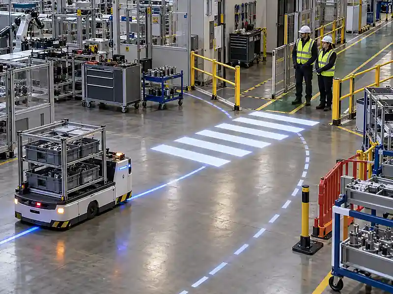 Zebra-Crossing light projector