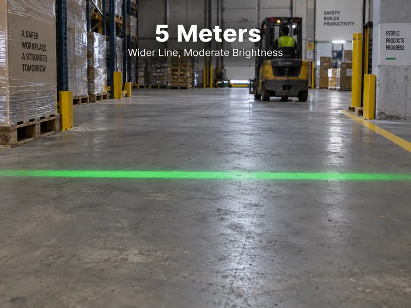 Laser Line Projector Industrial Guide – Line Width and Brightness at 3, 5, and 10 Meters