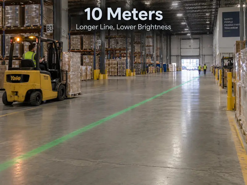 Laser Line Projector Industrial Guide – Line Width and Brightness at 3, 5, and 10 Meters