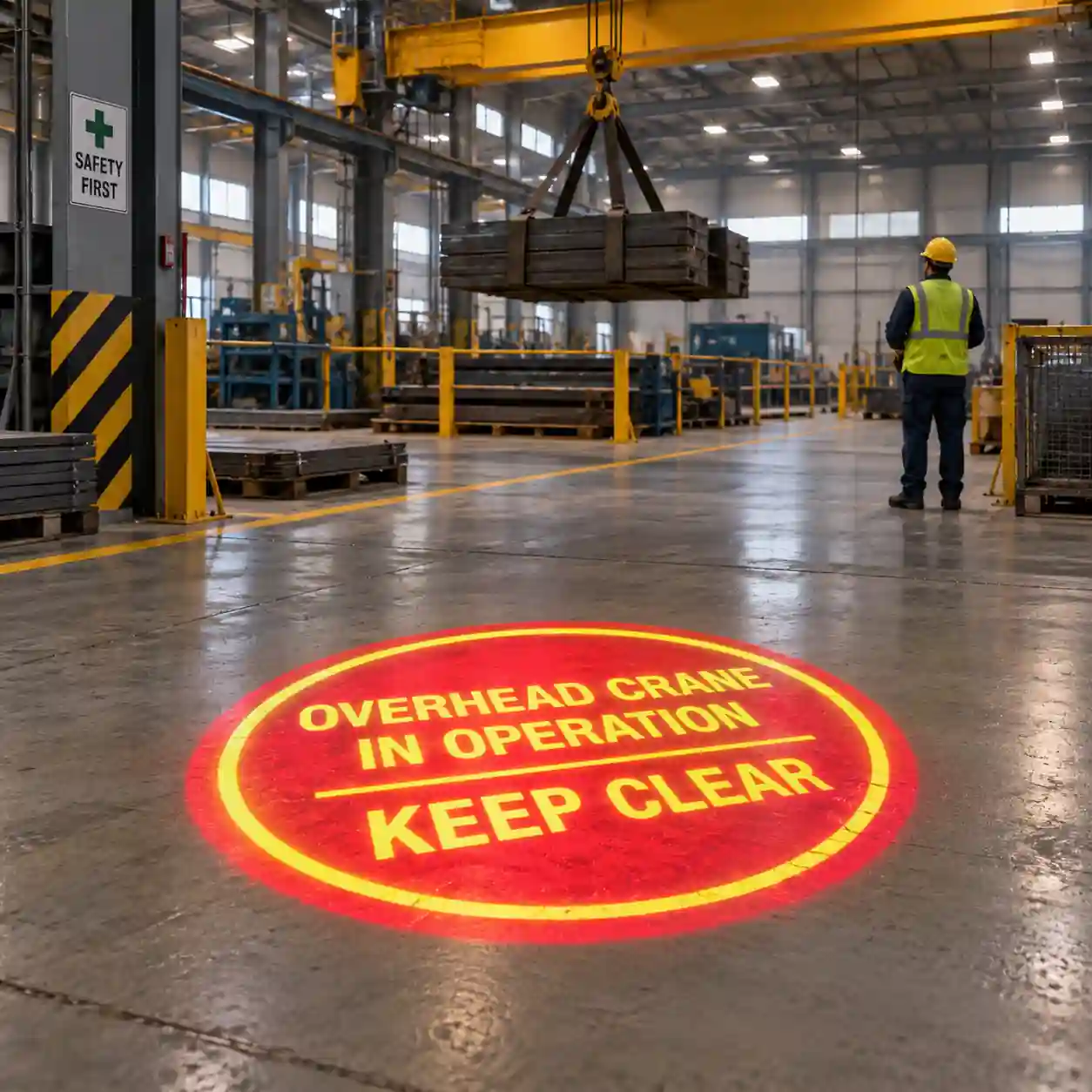 warehouse-safety-projector