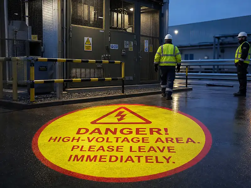 warning projector