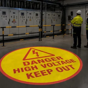 safety warning projector