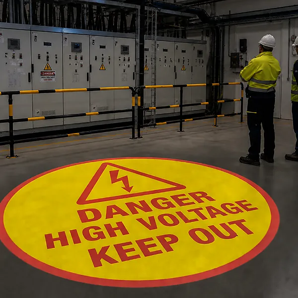 safety warning projector