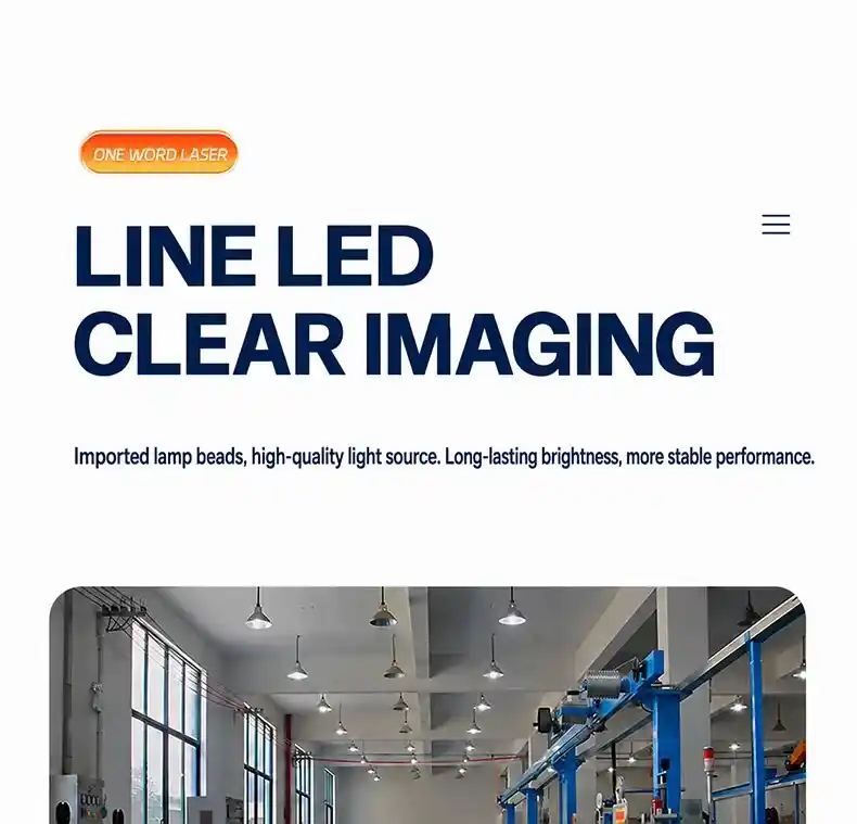 100W/150W/200W LED Line Projector for Warehouse workshop logistics layout