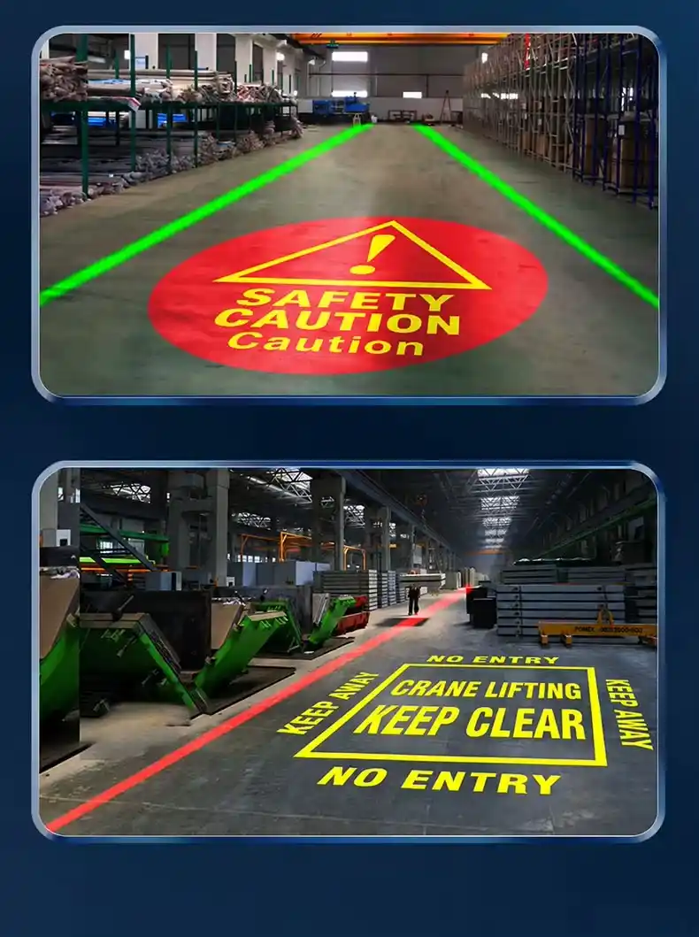 100W/150W/200W LED Line Projector for Warehouse workshop logistics layout