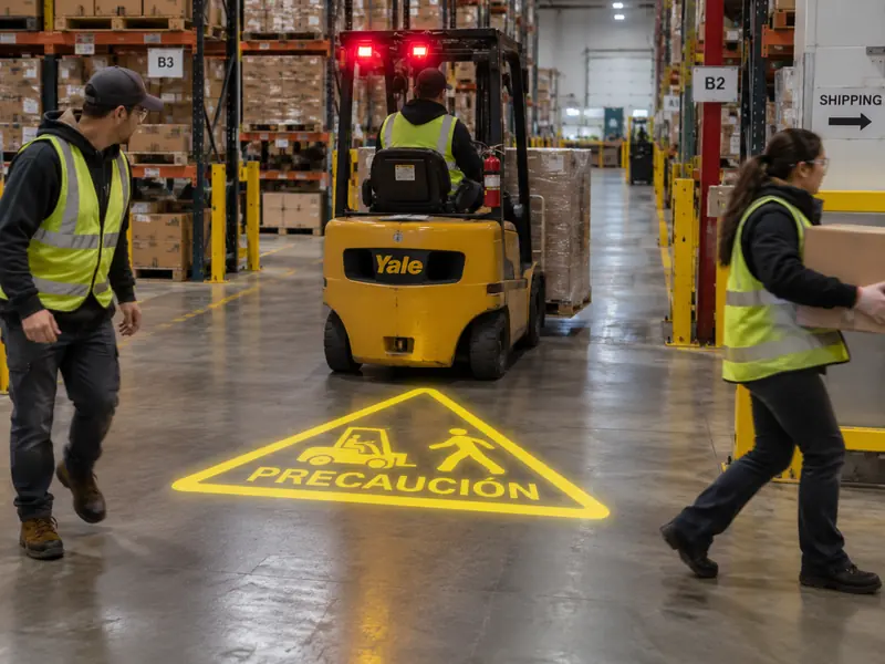 forklift traffic lights